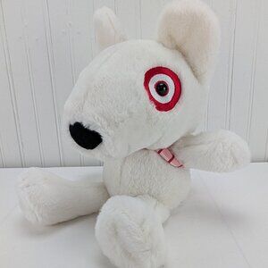 Target Bullseye Dog Plush 13" Stuffed Animal Pink Plaid Backpack 2023 Super Soft